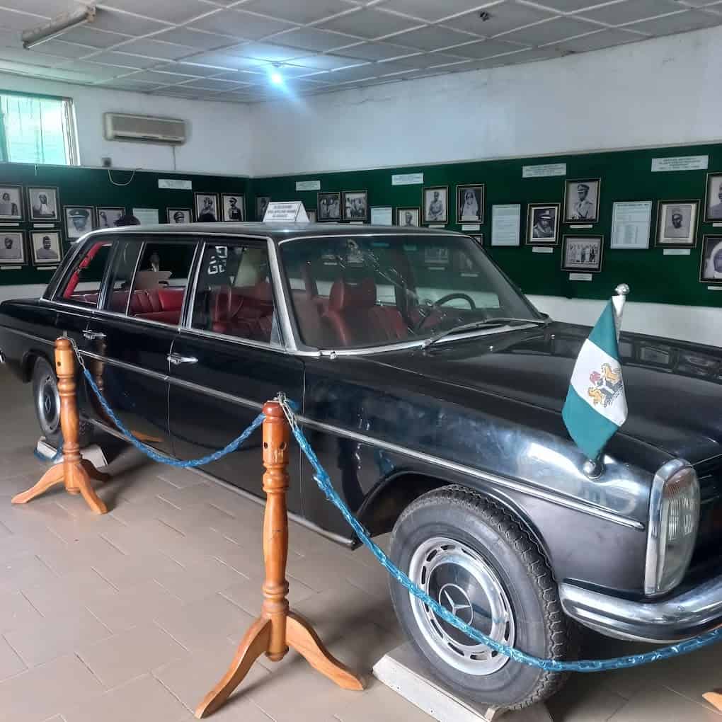 car in museum