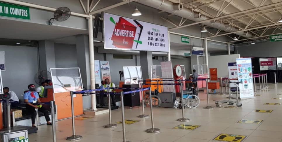 check in counters at benin airport