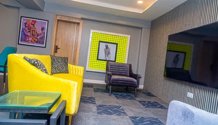 Inside view of lekan salami stadium