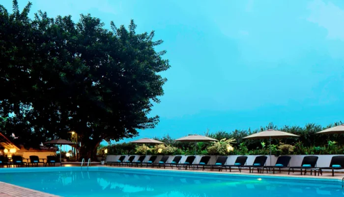 Sheraton Hotel pool area