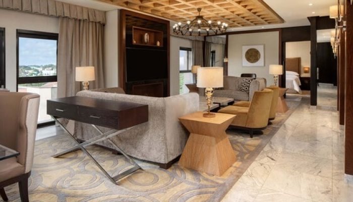 Sheraton Hotel presidential suite