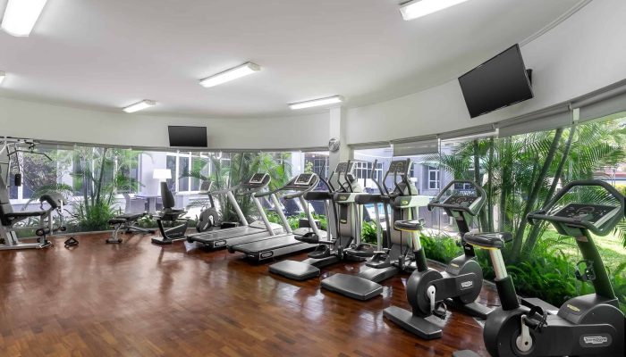 The George Lagos Hotel gym