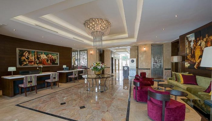 The George Lagos Hotel lobby