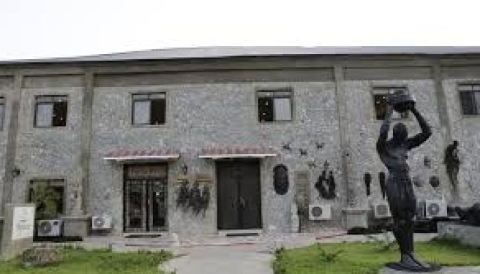 Thought Pyramid Art Center Building View