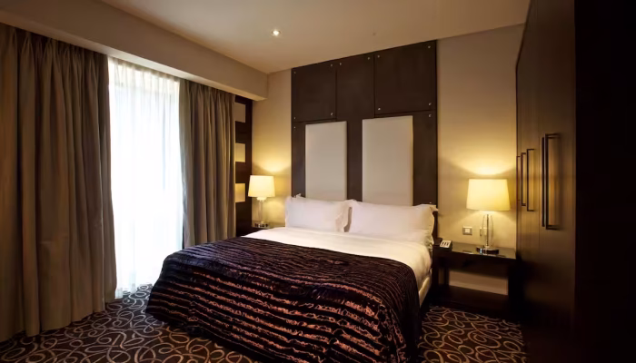 Wheatbaker Hotel room