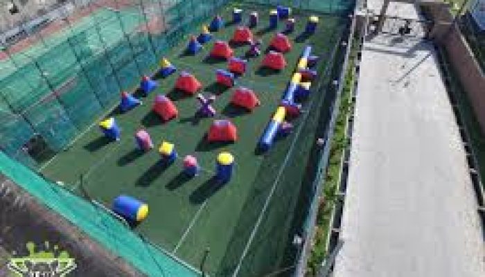 aerial view of Leisure Sports Paintball