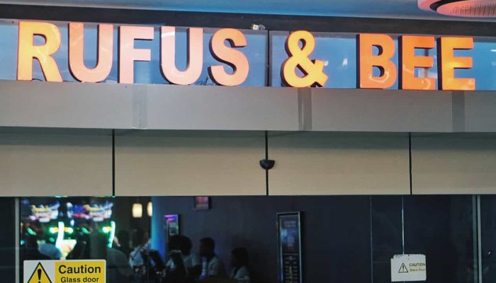 Rufus and Bees entrance