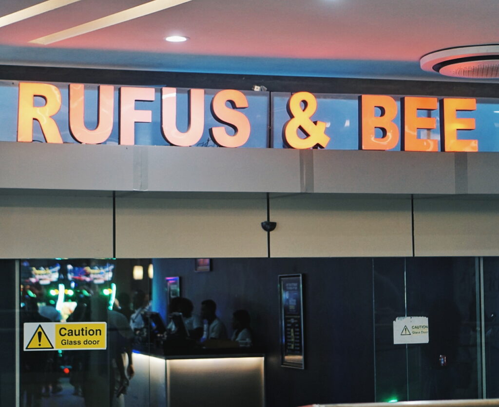 Rufus and Bees entrance