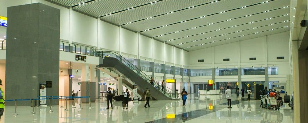 Inside Port harcourt international airport