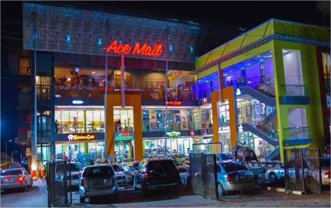 outside of Ace mall